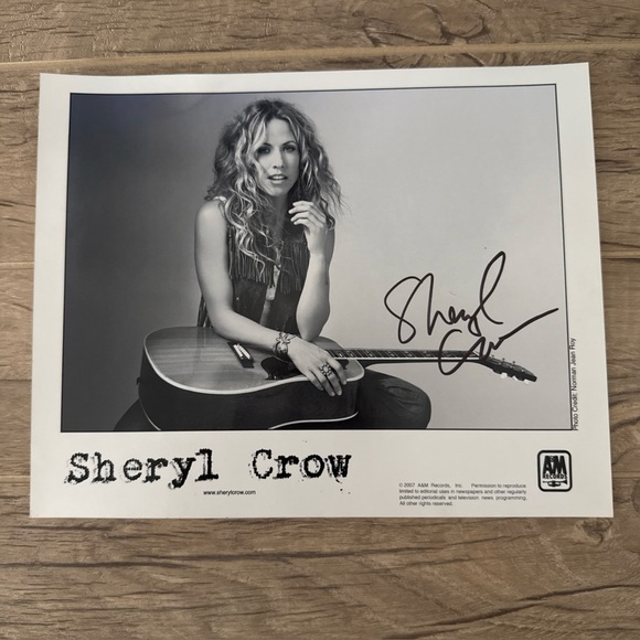 SHERYL CROW hand signed autograph photo 8x10 promo photo A&M Records Rock Pop - Picture 1 of 5